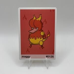 Maggy (Magmar) #0126- Gen 1 Pookiemoot Fan Art - Pokemon